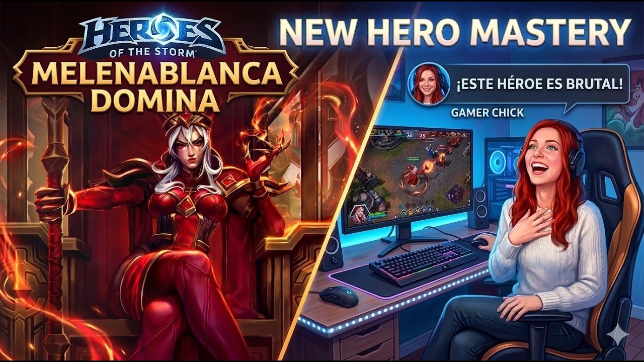 Nos dejan 4v5 en Torres de Fatalidad… y aun así GANAMOS | Melenablanca | Heroes of the Storm