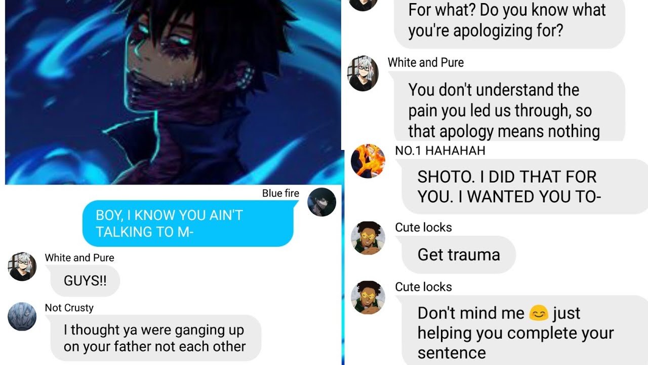 Blood in the water (MHA lyrics prank) The Todorokis series