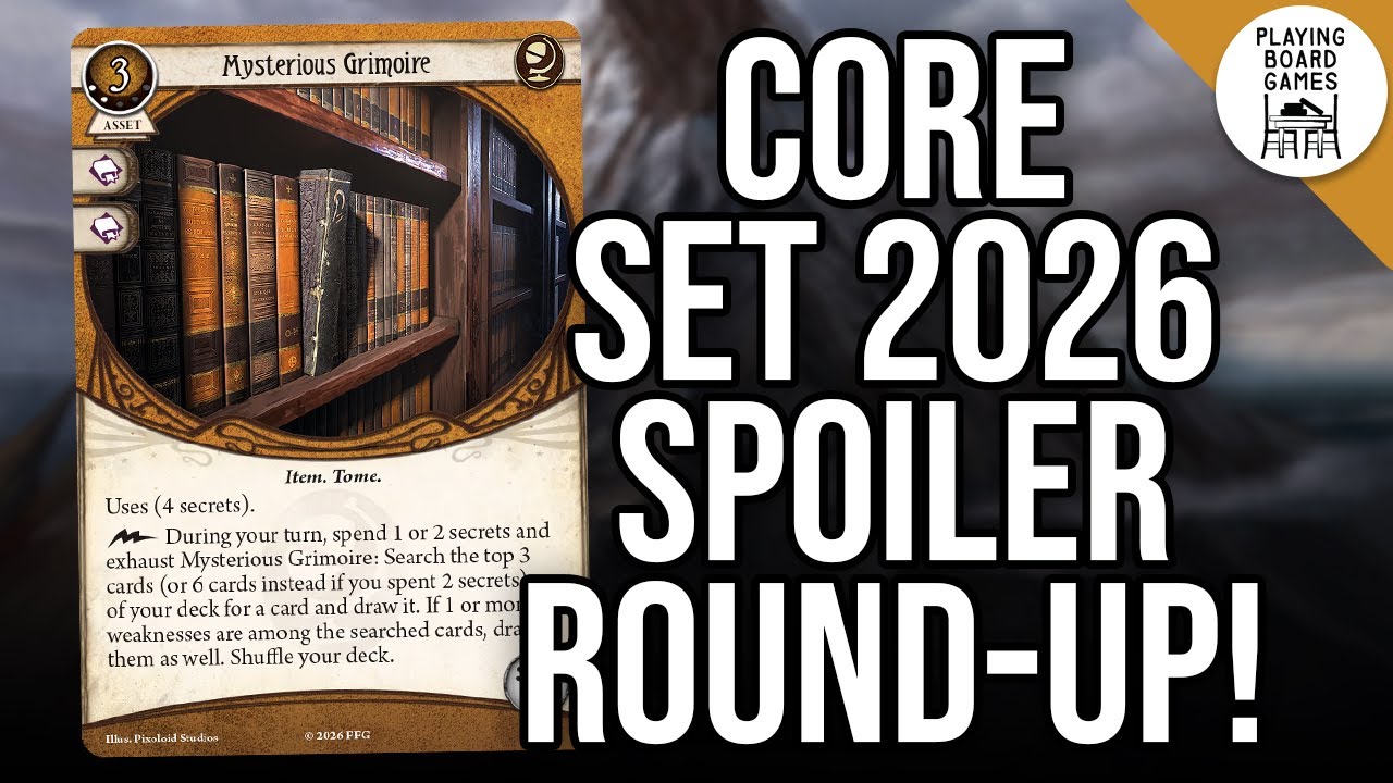 We have a new Dr. Milan and some returning favourites! (Arkham Core Set 2026 Spoiler Round-Up 1)
