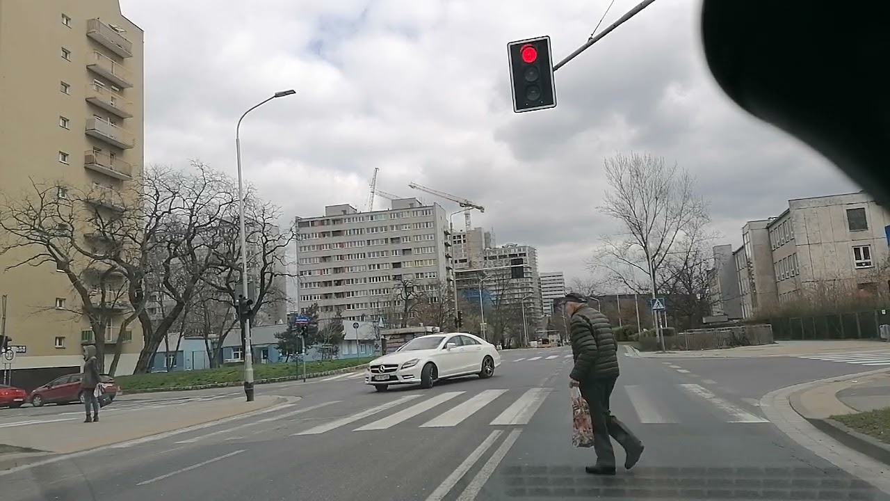 Wrocław, Szczepin, jazda wokół dzielnicy, przejazd przez Sikorskiego, Podwale  VID 20230404 140636