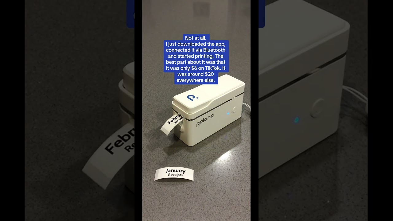 Portable Label Maker: Compact & Efficient! #labelmaker