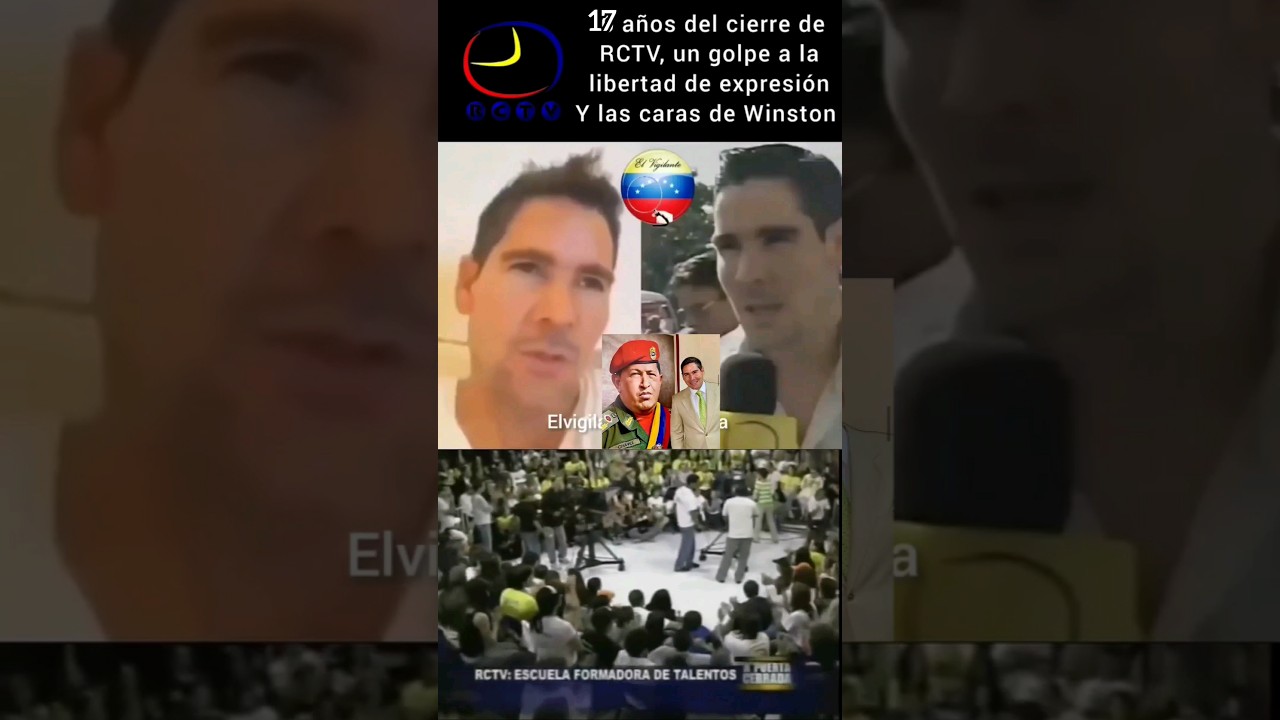 17 a&ntilde;os del cierre de RCTV, un golpe a la libertad de expresi&oacute;n y las caras de Winston