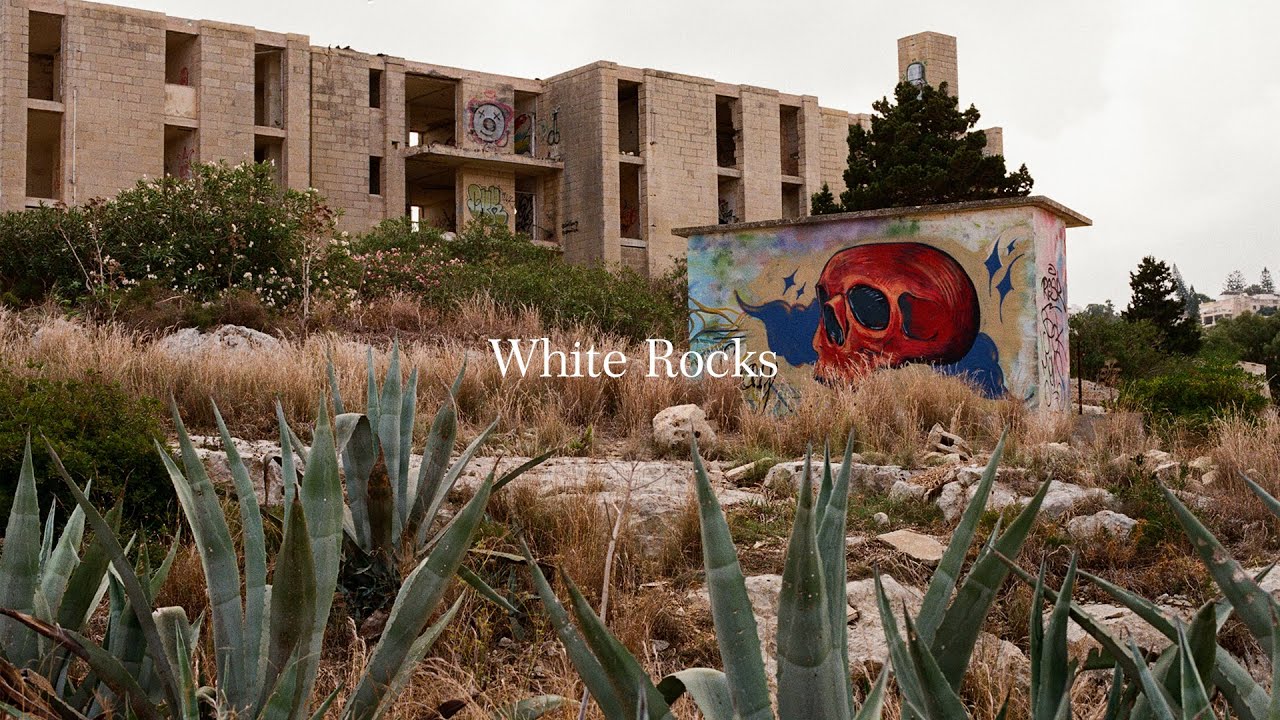 Exploring an abandoned hotel and military complex with 35mm camera
