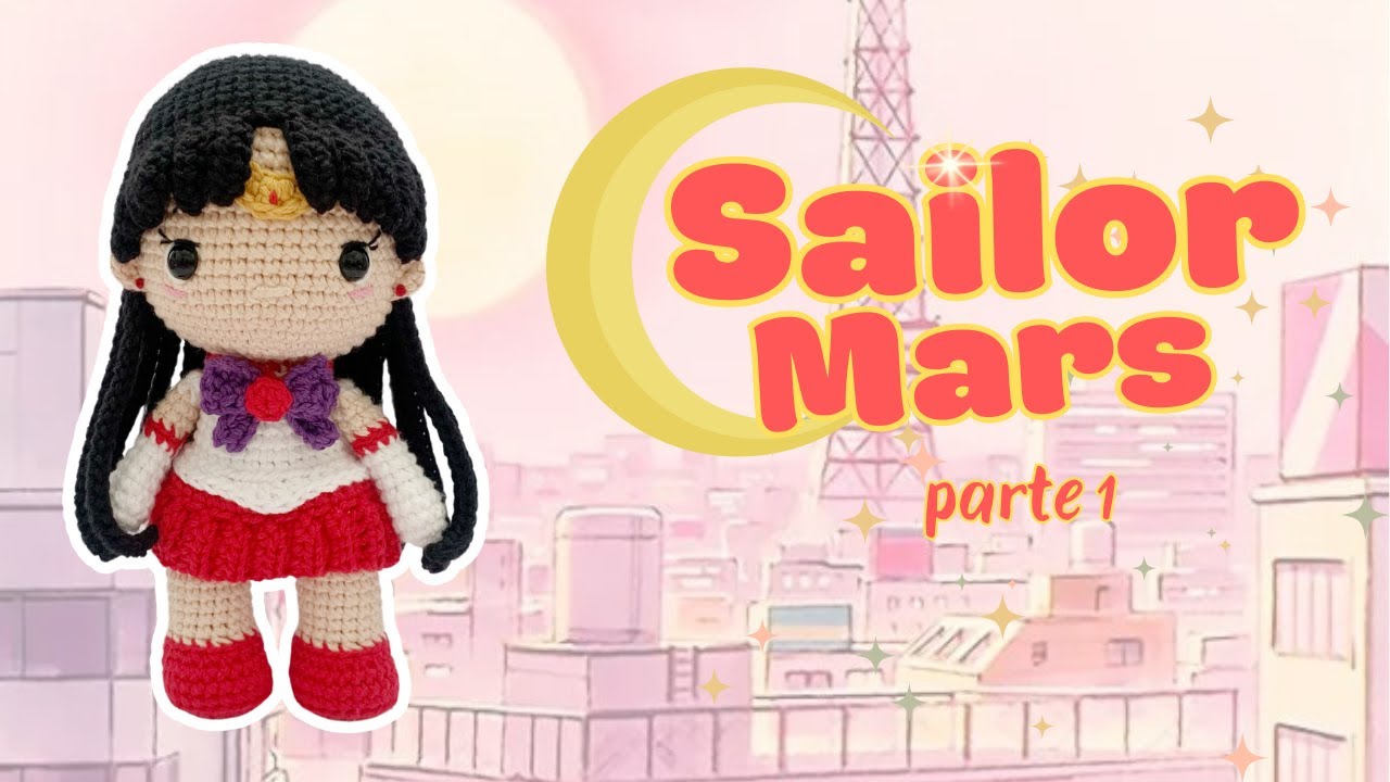 Sailor Mars Amigurumi Parte 1