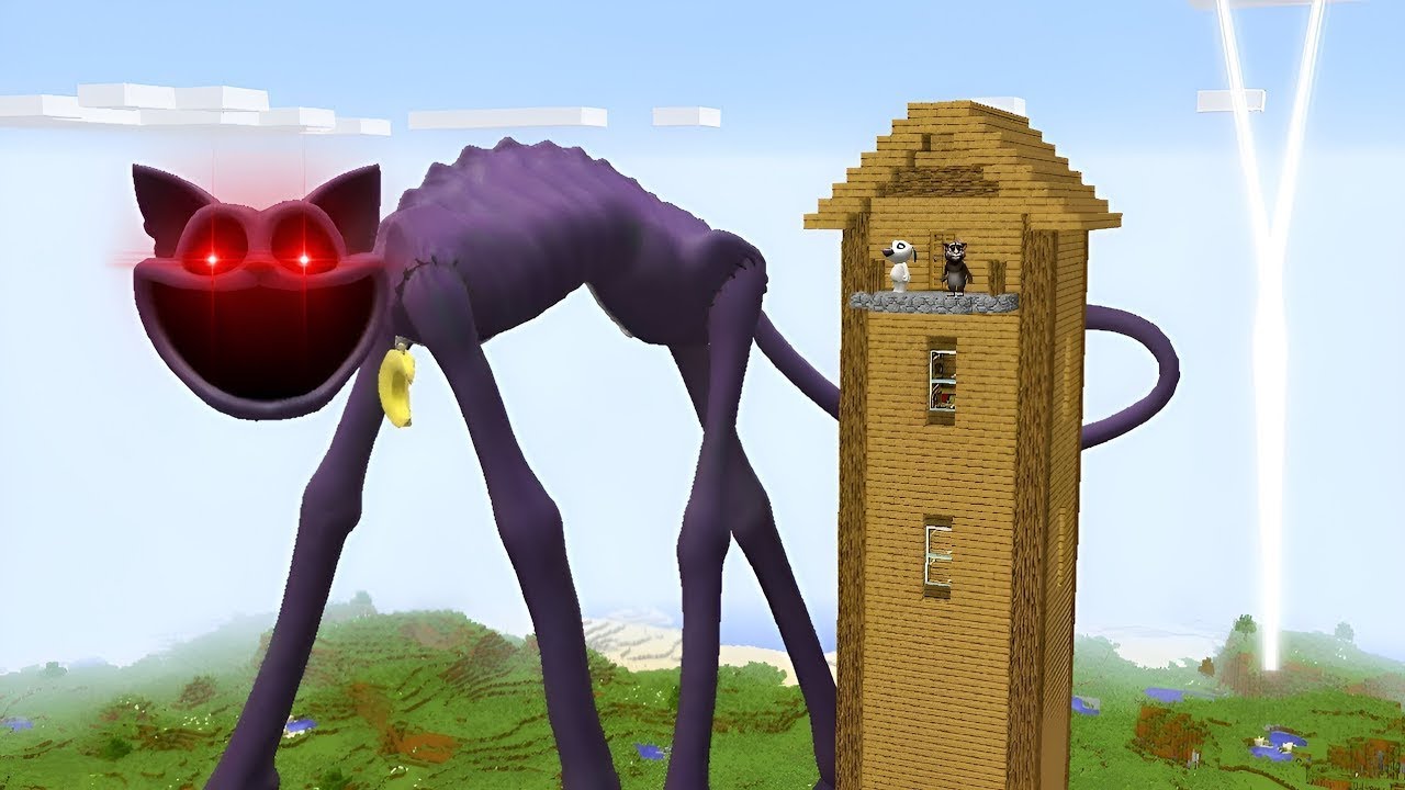 i Found Scariest CATNAP 😱 in Minecraft