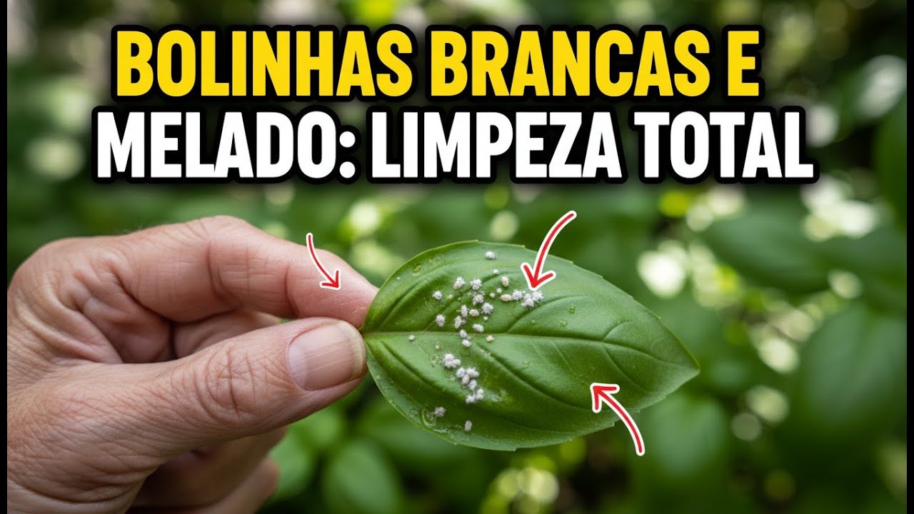 Bolinhas Brancas + Folha Pegajosa: Como Limpar e Acabar com Isso de Vez