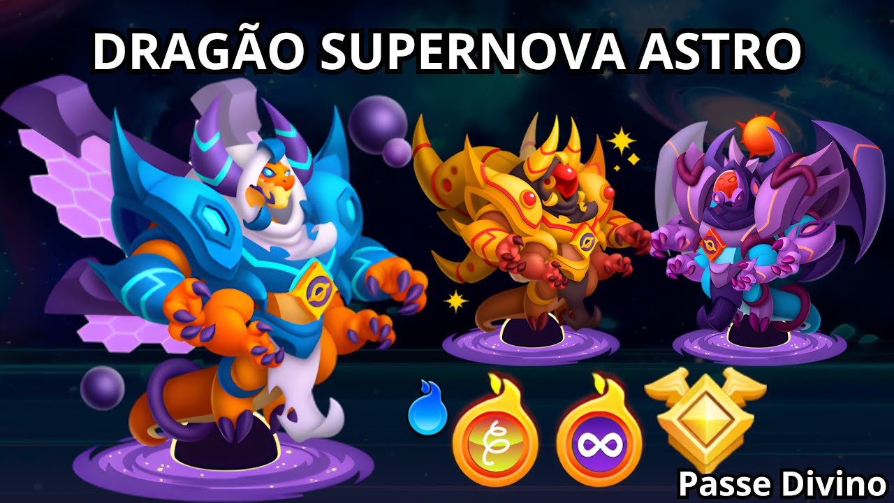 🌹TESTE🌹DRAG SUPERNOVA ASTRO 🌹 Passe Divino ✅