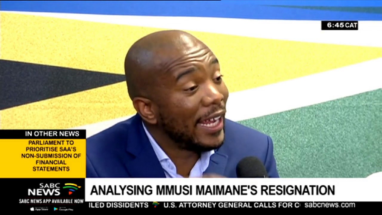 Analysing MmusI Maimane's resignation