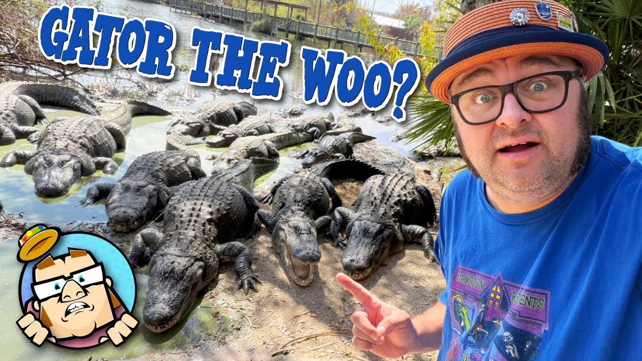 I Met Gator The Woo at Gatorland - Orlando, FL - Florida Strawberry Festival - The America 250 Wheel