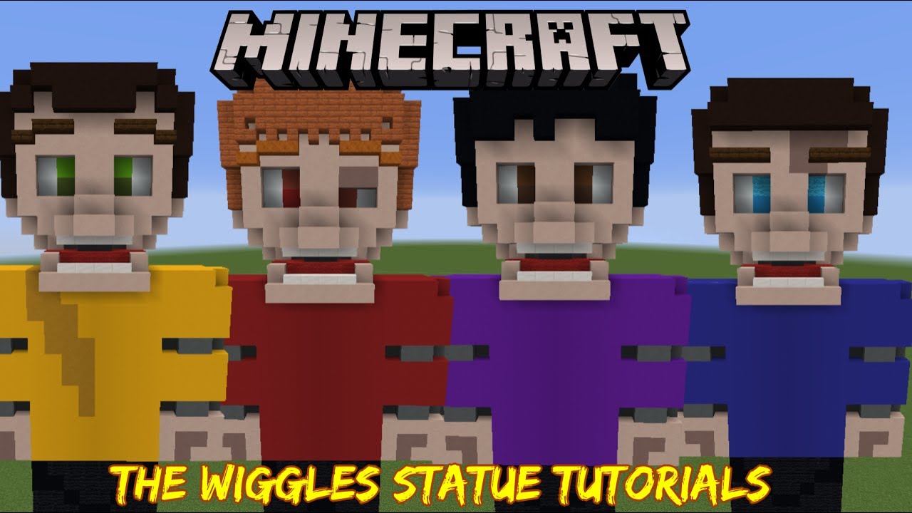 Minecraft Tutorial: The Wiggles Statue Pack (Phobia: The Awakening)