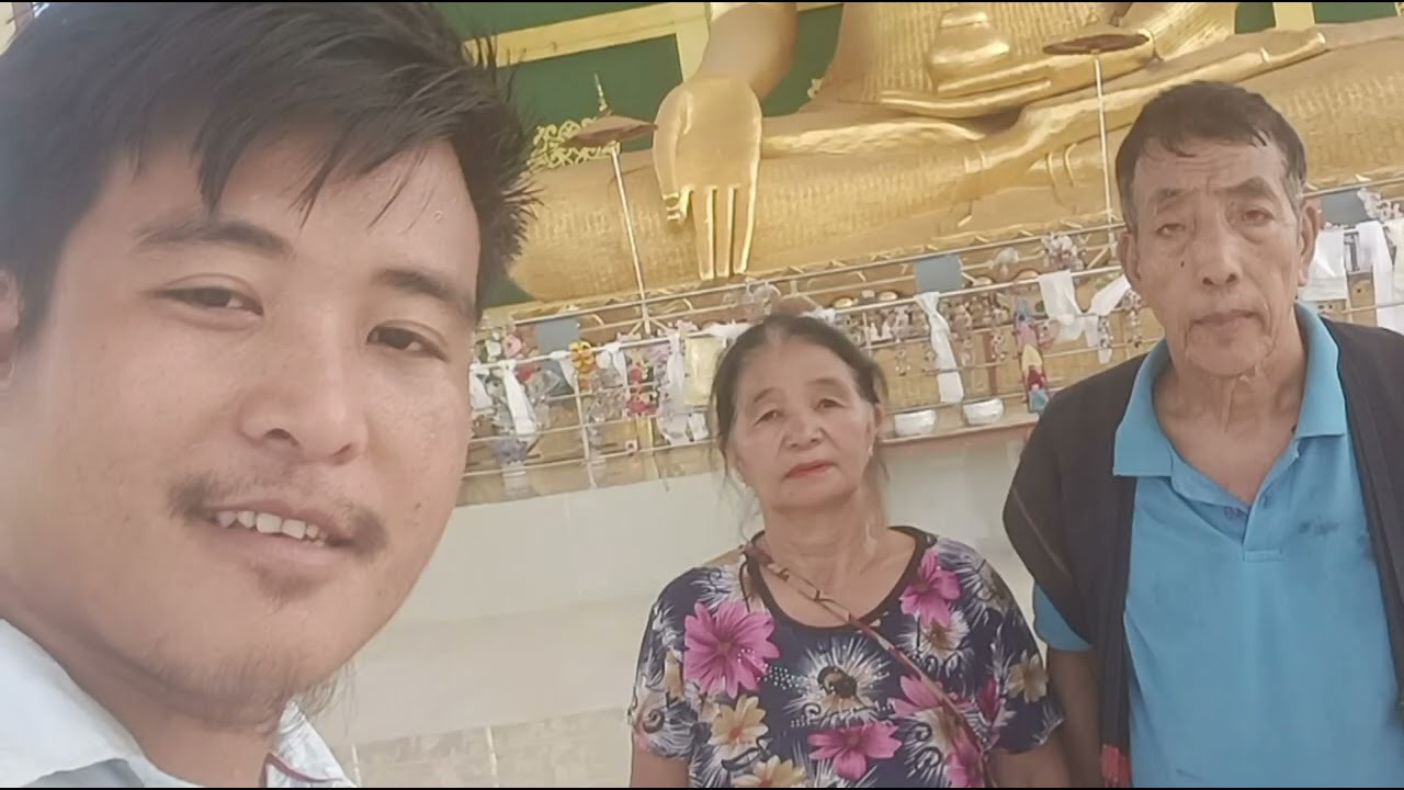 Valuable time spend with Ayi❤️🥰and😘 Abu❤️#Golden Pogoda#Tungtaoresort@Namsai#Arunachal Pradesh#India