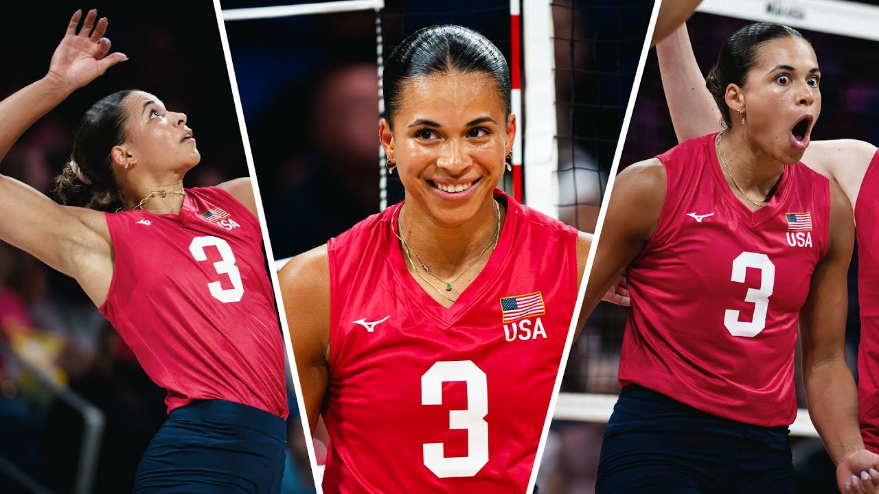 AVERY SKINNER, all the points in USA - Bulgaria | Volleyball Nations League 2024