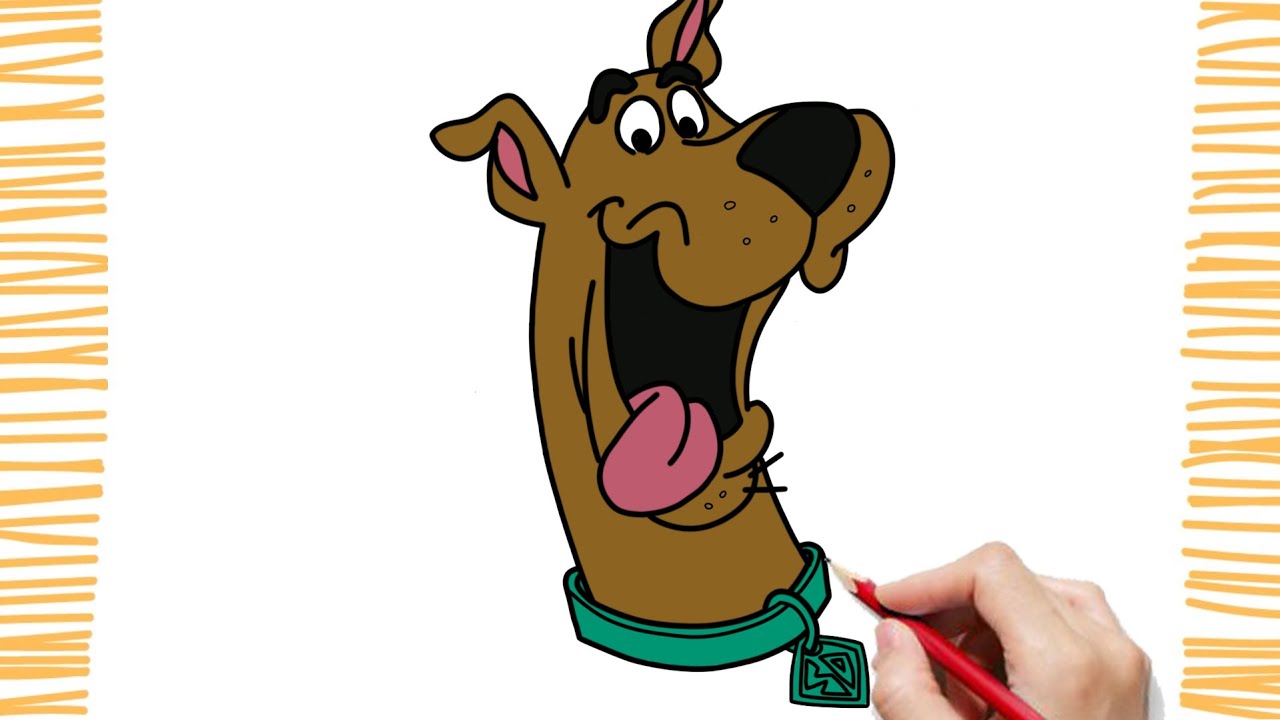 Como desenhar o Scooby-doo ( passo a passo )
