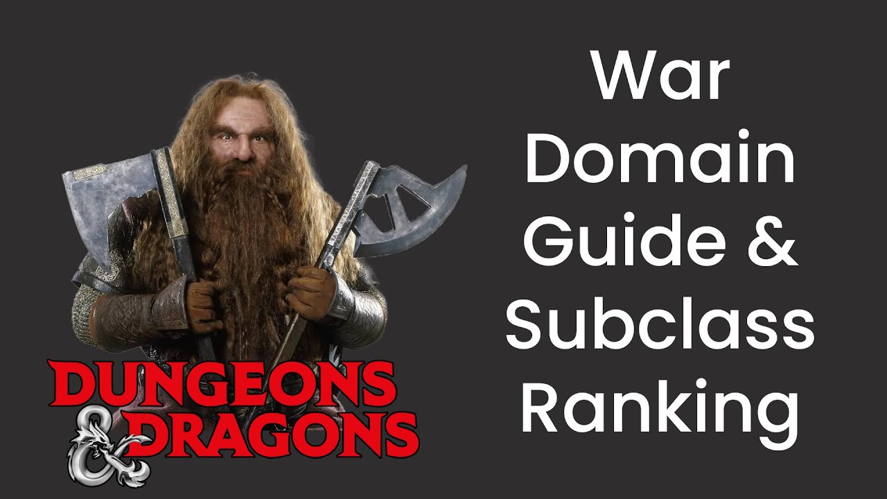 War Domain (Cleric) Subclass Guide and Power Ranking in D&D 5e - HDIWDT