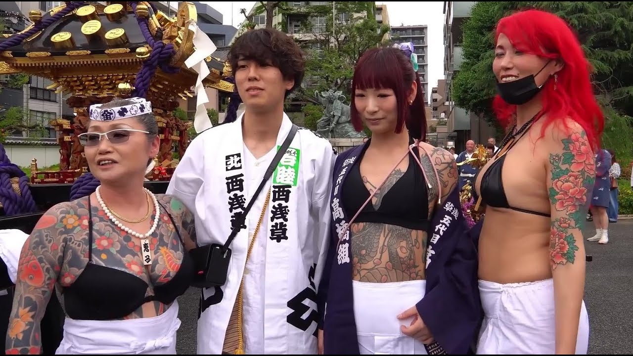 ⛩️👘2023三社祭　高橋組撮影会の様子