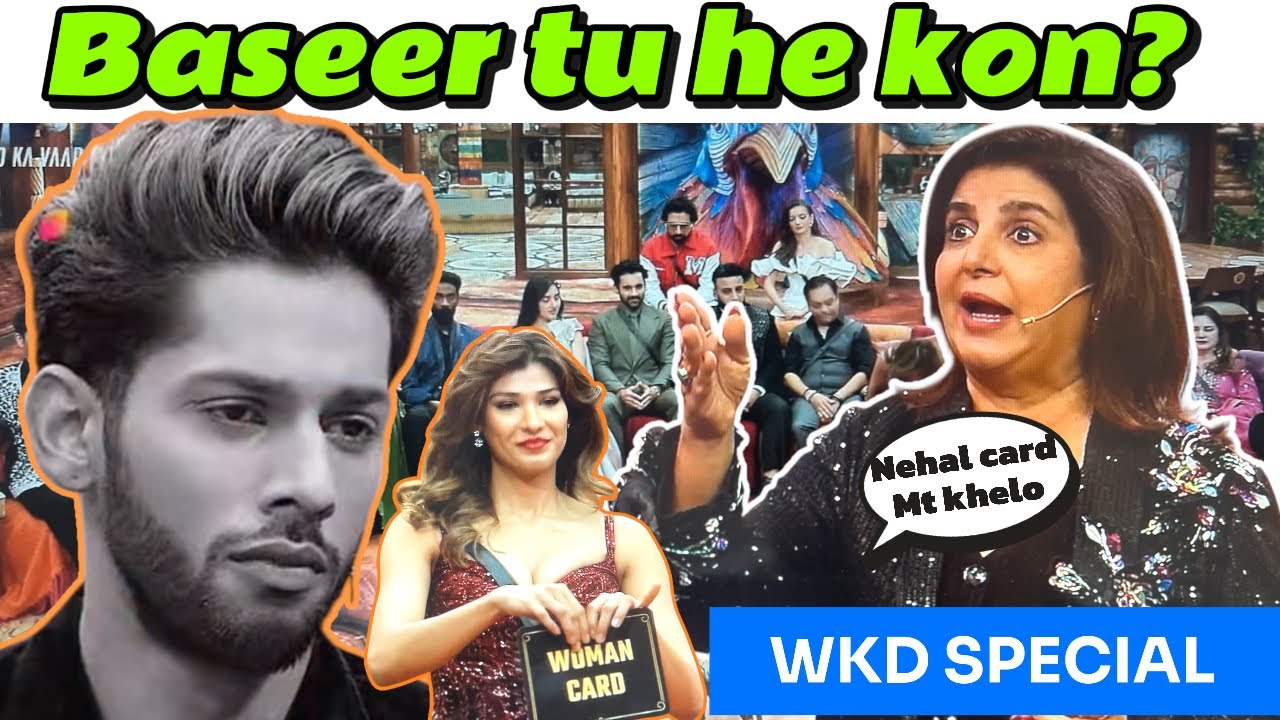 #biggboss19 : Baseer tu he kon ?| NEHAL card ? | WKD SPECIAL | full ep |