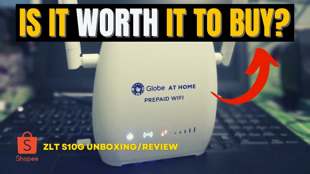 Я купил OPENLINE GLOBE AT HOME PREPAID WIFI на SHOPEE | ZLT S10G РАСПАКОВКА И ОБЗОР