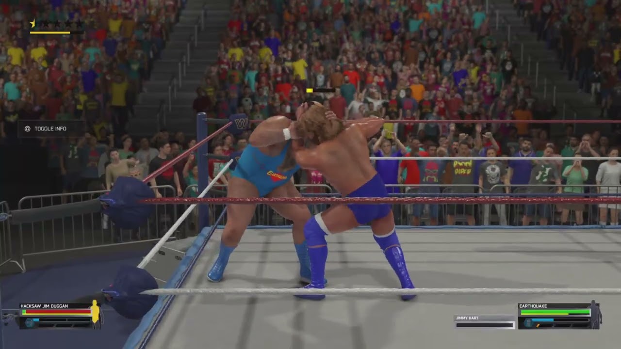 WWF Superstars Hacksaw Jim Duggan 🆚 Earthquake