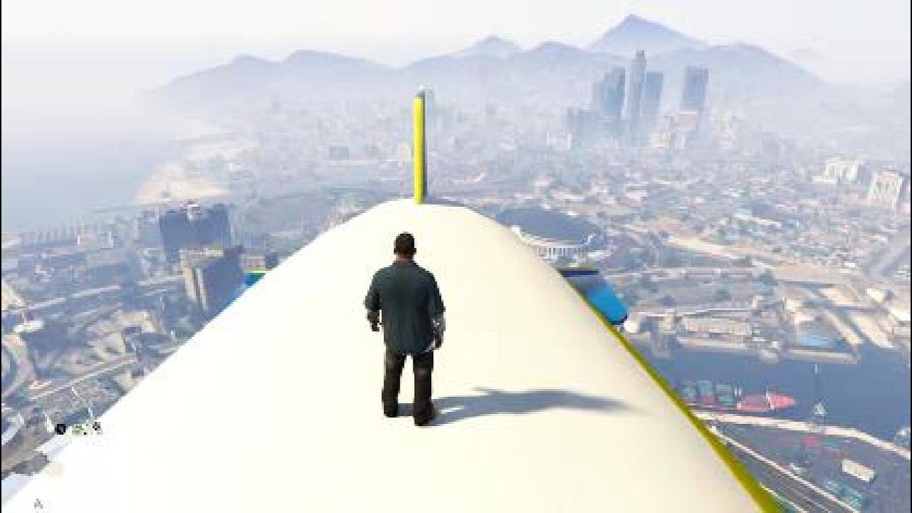 I hijacked the blimp!