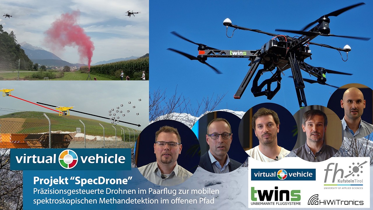SpecDrone: Neue Messanwendungen für Drohnen durch präzisen Paarflug