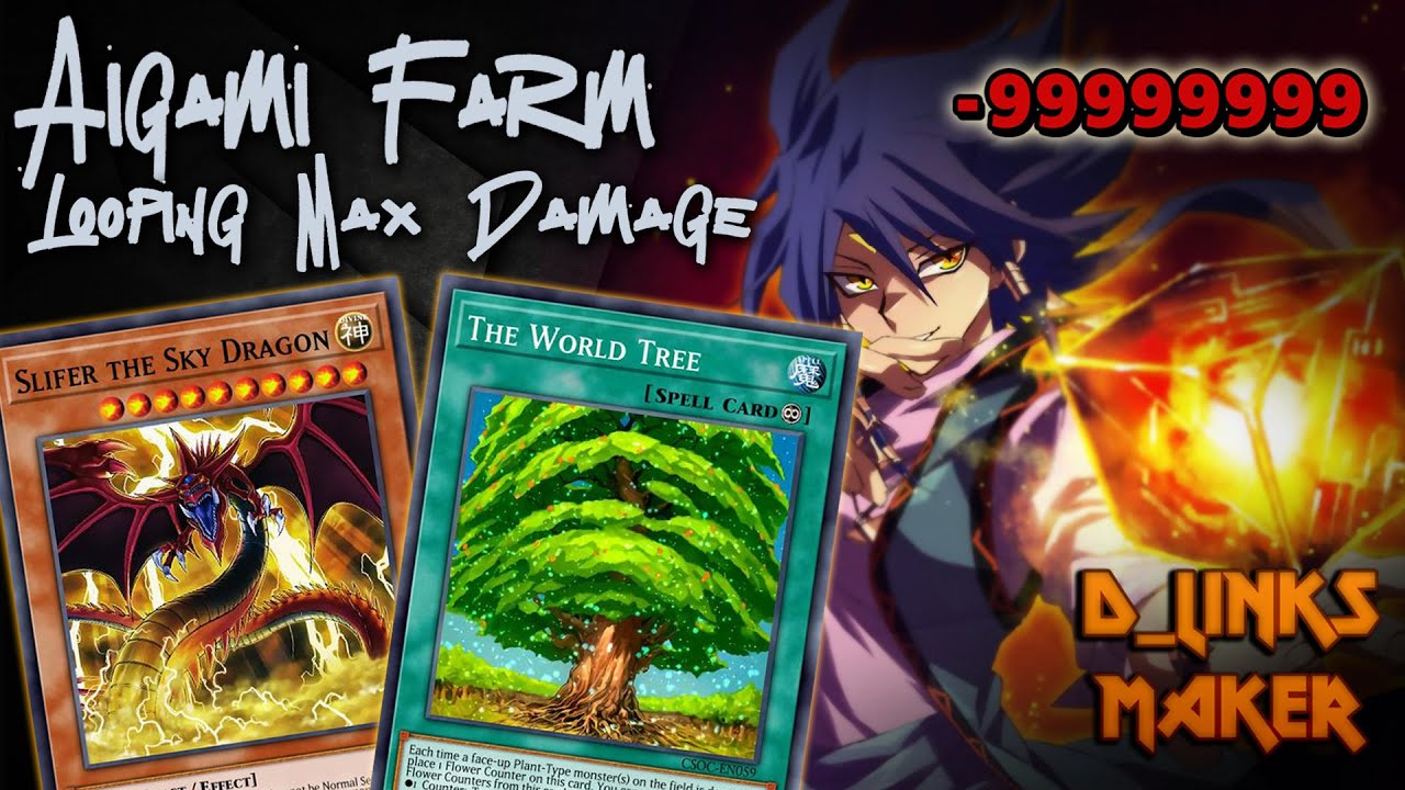 Farm AIGAMI F2P looping 99999999 with Oshirisu no Thenkuryu!!! Yu-Gi-Oh Duel Links 🔥🔥🔥