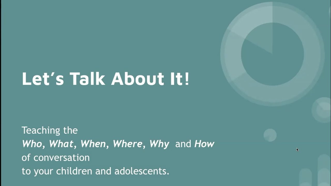 Let's Talk About It!