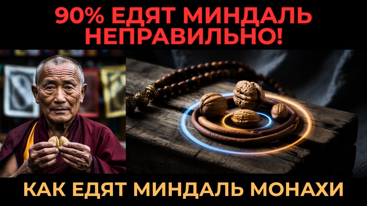 Монах 103 Года: 5 Способов Есть Миндаль Правильно | 90% Ошибаются