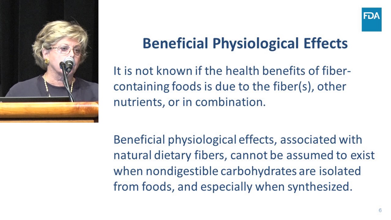 ILSI NA: Definition and labelling of Dietary Fiber (Dr. Paula Trumbo, FDA)