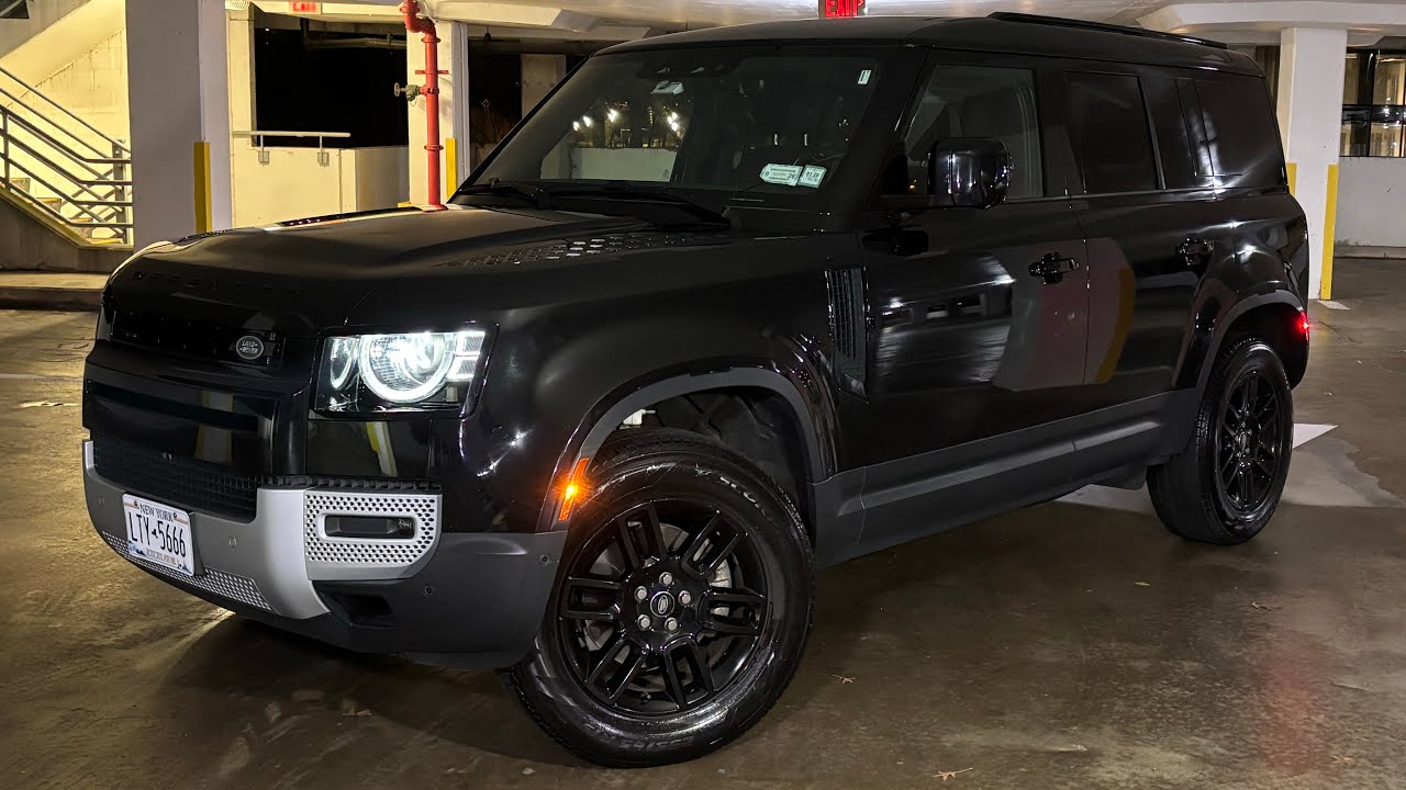 2025 Land Rover Defender 110 | Night View | POV | Exterior Interior | AGCars | Luxury | Black