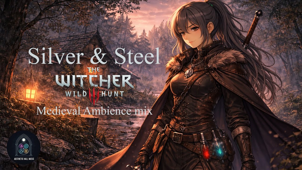 Silver & Steel 🐺 Medieval (The Witcher Edition) Ambience Mix [Study, Relax, Focus]