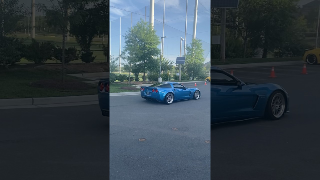 CAMMED C6 CORVETTE'S ARRIVING TO CARS AND COFFEE!! #cammed #corvette #carnoise #exhaust #shorts