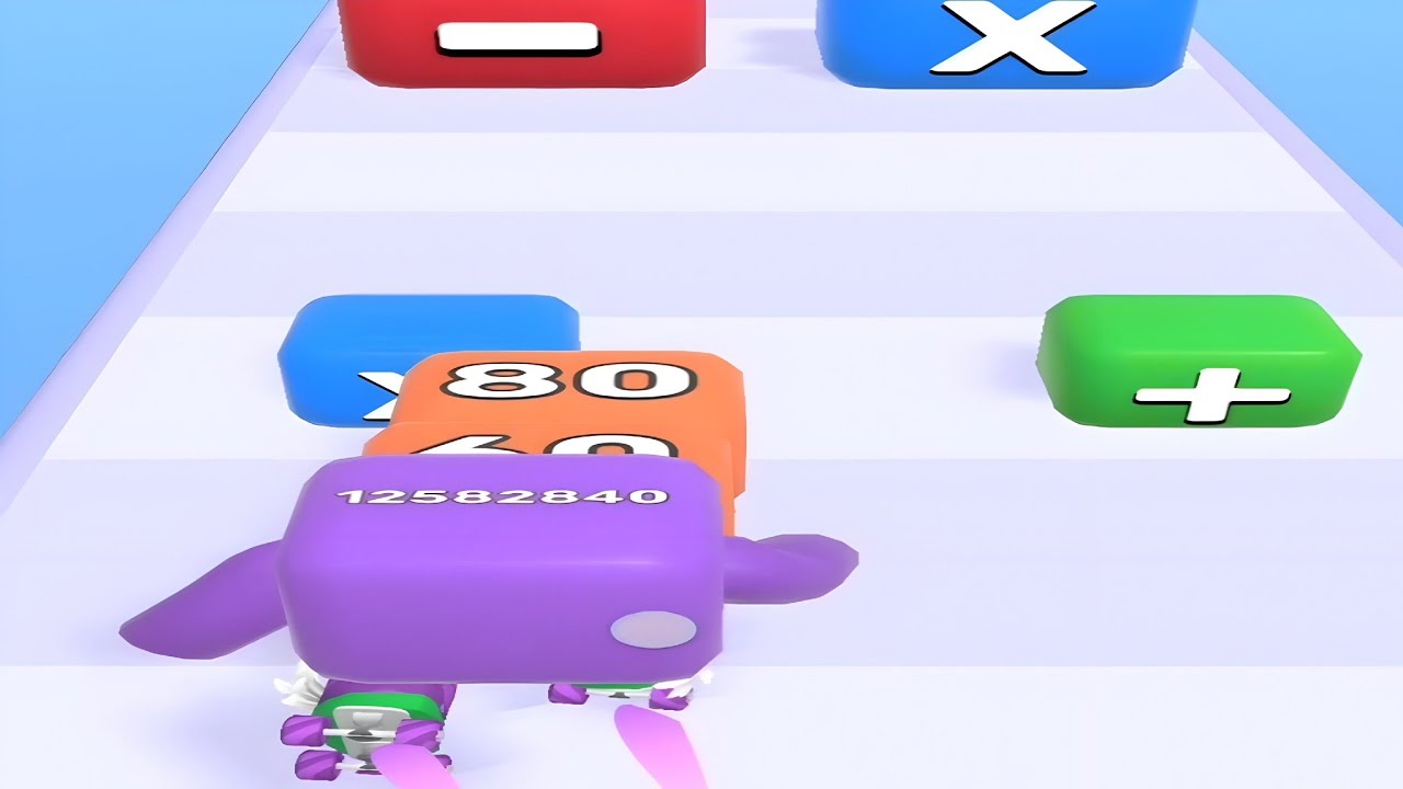 Level Up Numbers the most powerful strength and make perfect collection in ASMR run