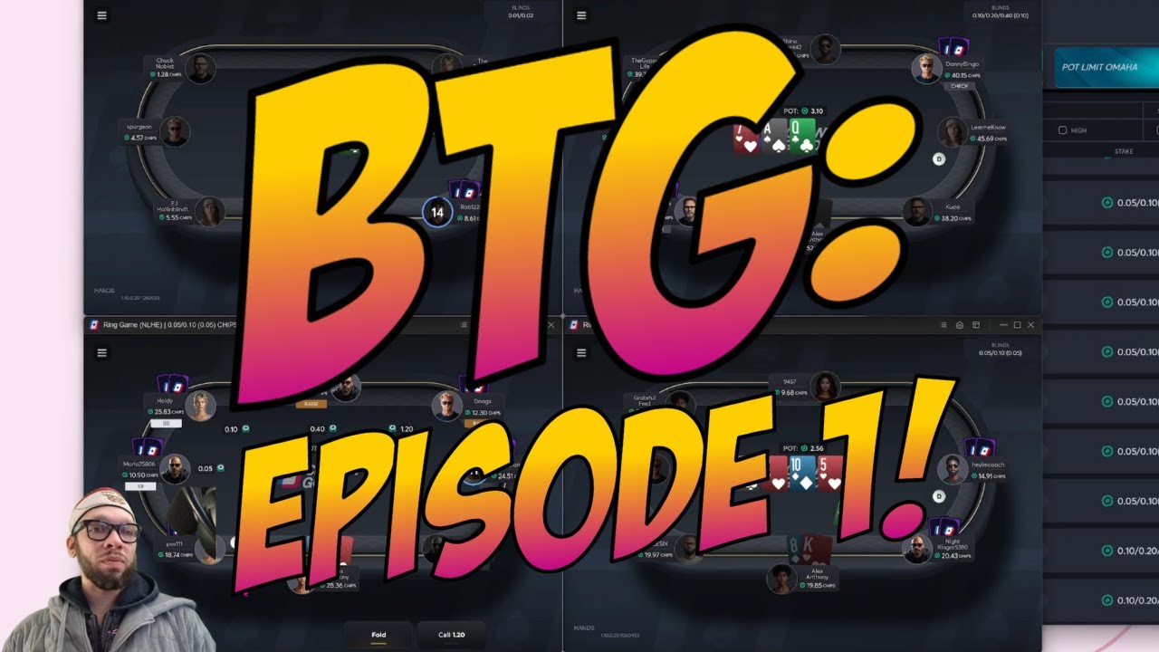 Behind The Grind Episode 1: NLHE ClubWPT Gold Small & Micro Stakes!
