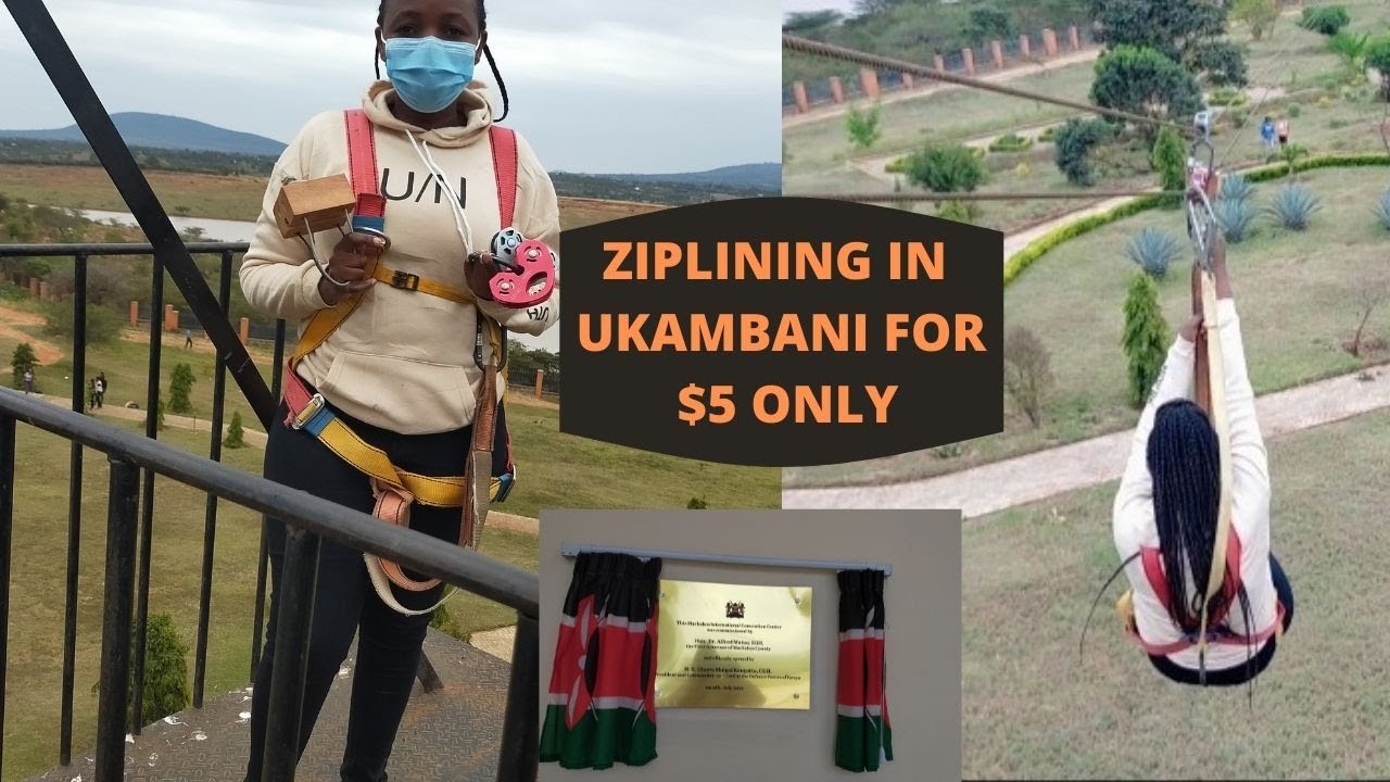 ZIP LINE ADVENTURE AT THE MACHAKOS PEOPLES' PARK +The President launched new projects in Kambaland.