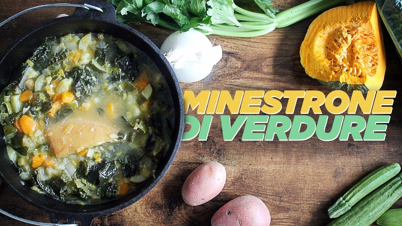 MINESTRONE DI VERDURE - RICETTA PER L'INVERNO