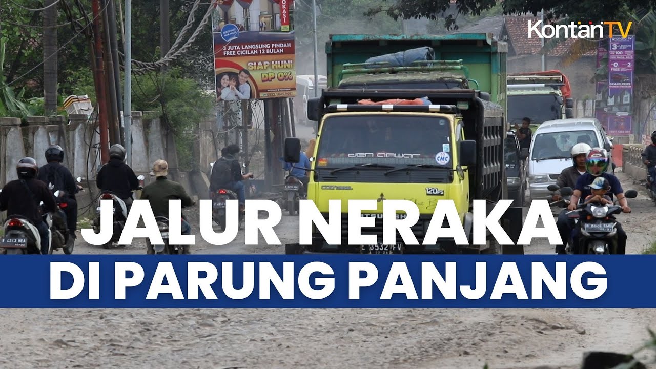 Bak Jalur Neraka, Jalan Parung Panjang Dikuasai Truk Tambang | BIDIK