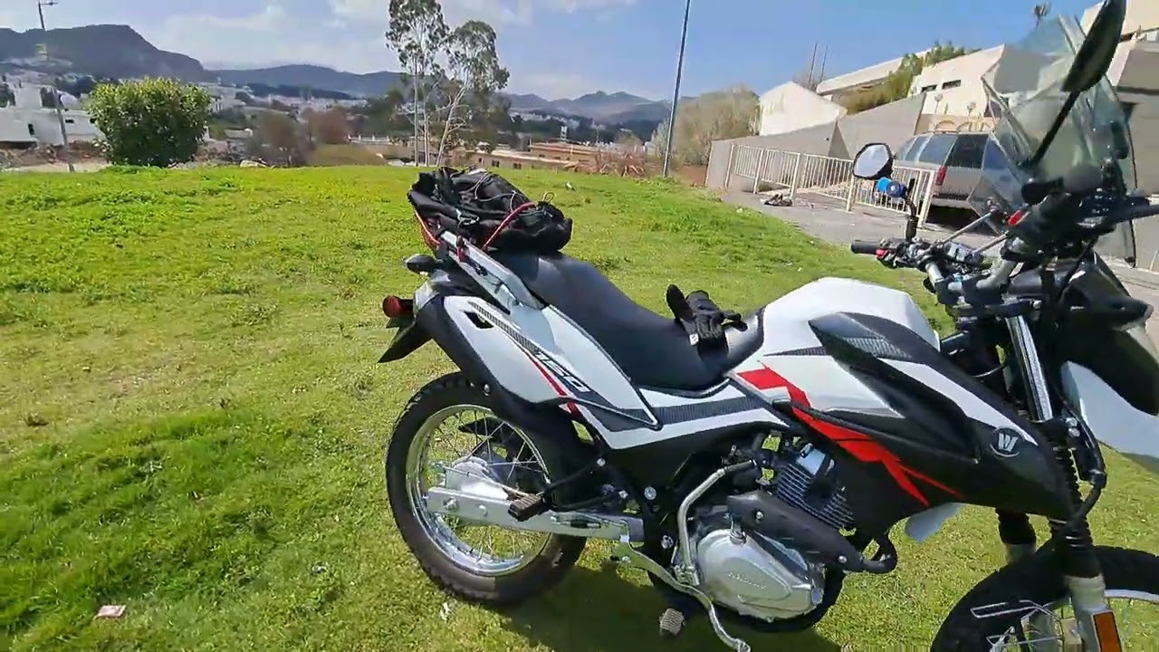 دراجتي الجديدة       I bought my new bike  NK150 from Haojue 2010