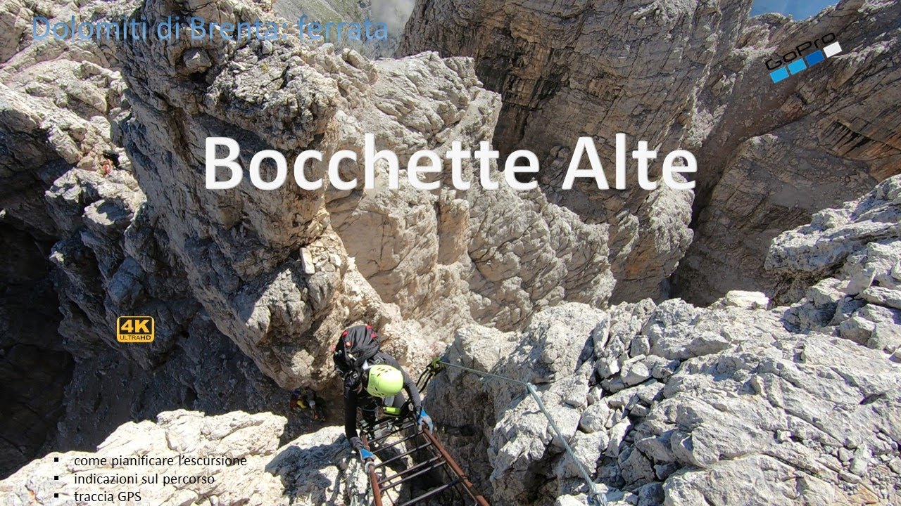 Ferrata Bocchette Alte. Dolomiti di Brenta
