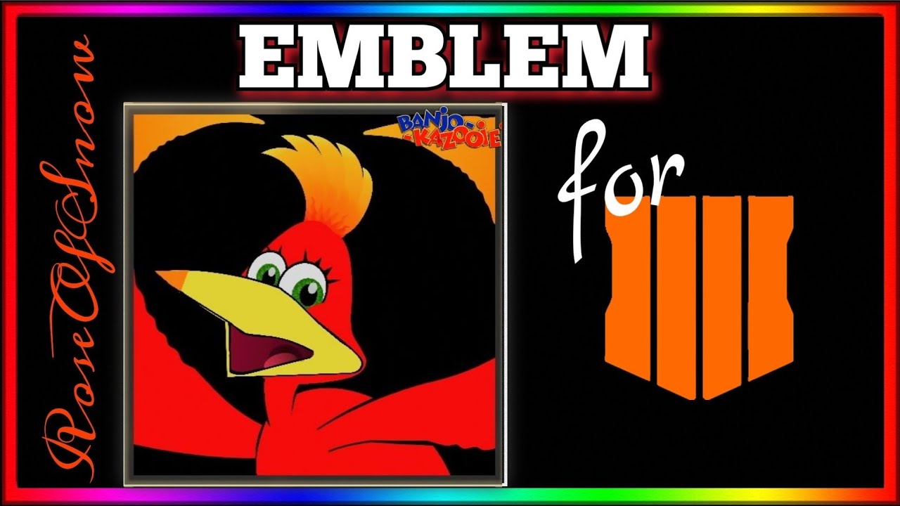 KAZOOIE EMBLEM - call of duty Bo4
