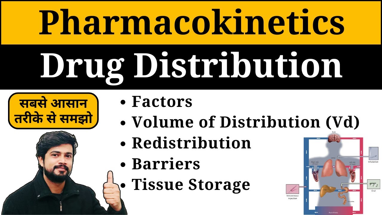 Pharmacokinetics || Drug Distribution in Hindi || Pharmacology || D Pharmacy || B Pharmacy