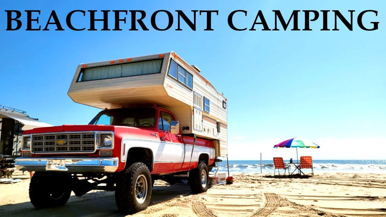CAMPING ON THE BEACH - Home Built Truck Camper