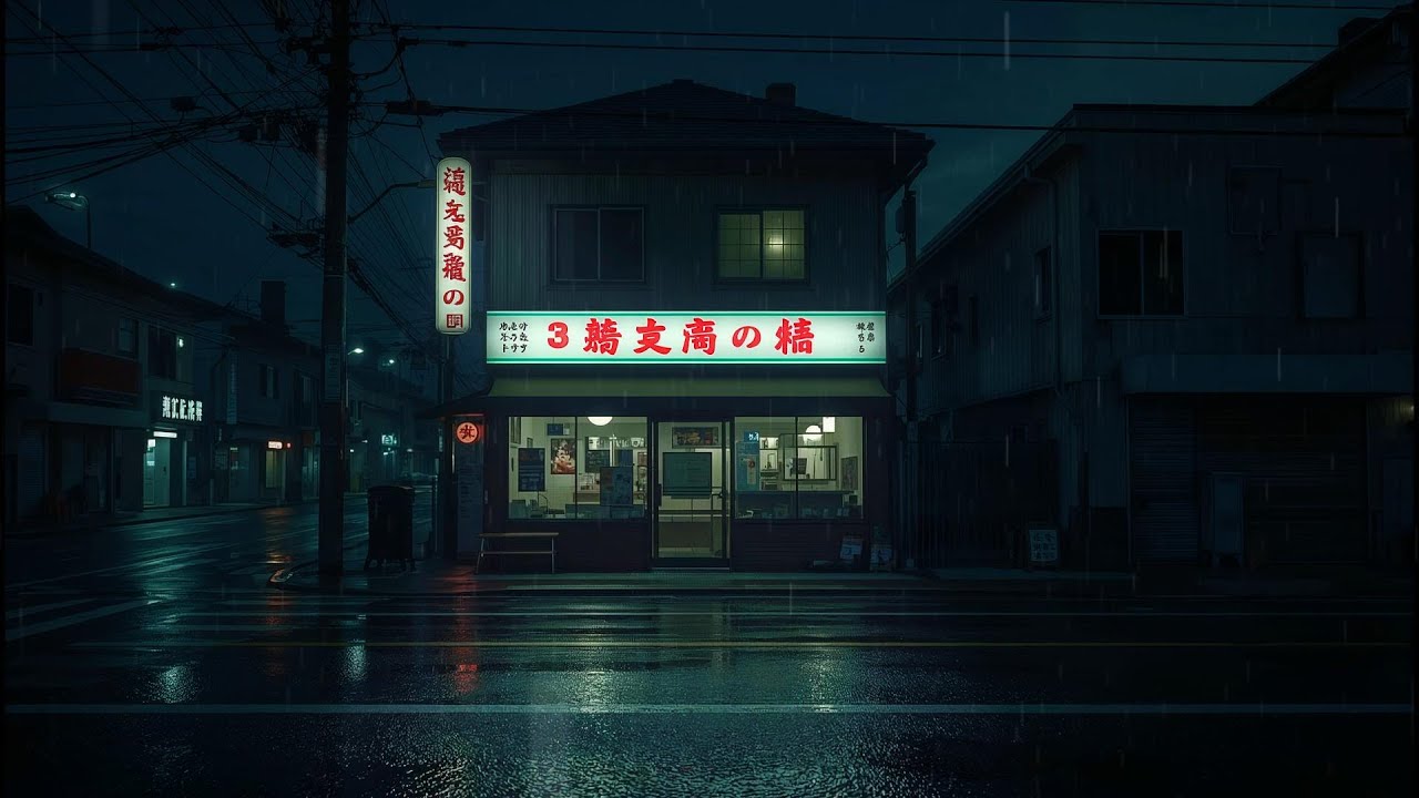 Tokyo Midnight Rain 🌧️ — Chill Lofi Sleep Mix for Sleep & Relax