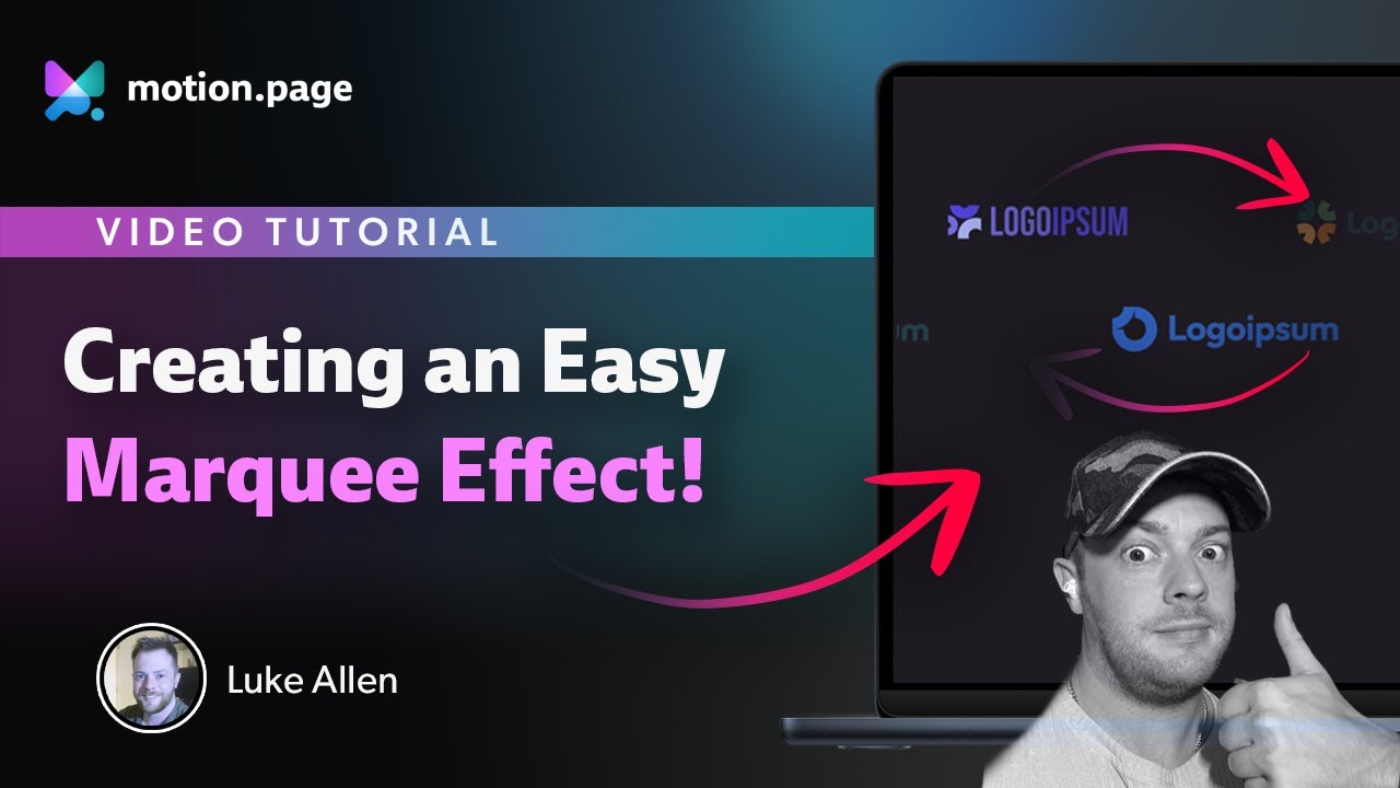 Create a Super Simple yet Effective Marquee with Motion.page - WordPress 🔥
