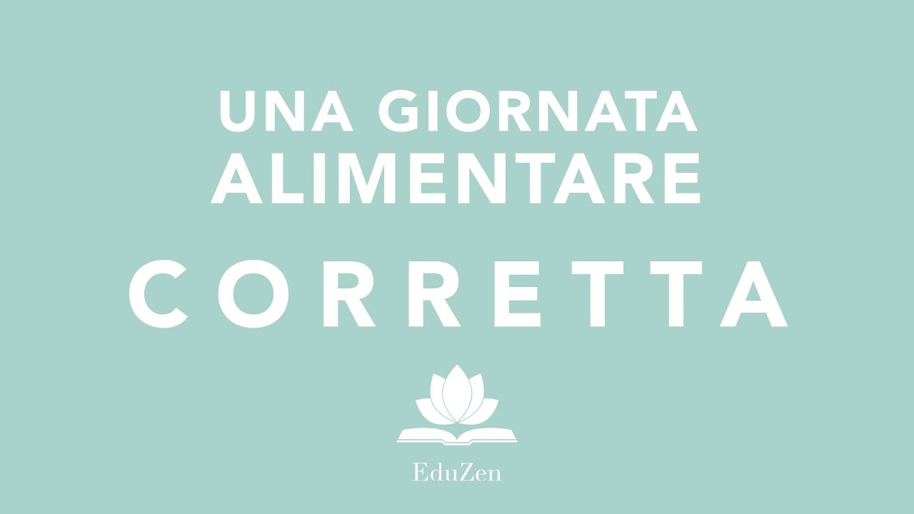 Impostare una giornata alimentare corretta