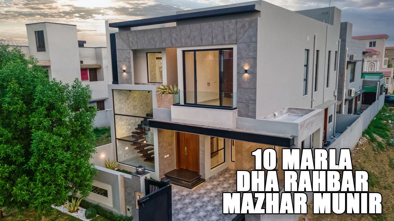 10 Marla House by Mazhar Munir DHA Rahbar, Lahore - Pakistan