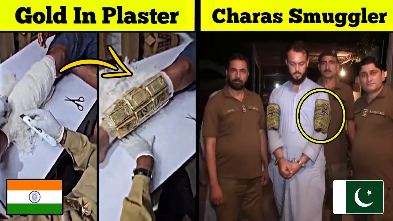 Pakistani V/s Indian Smugglers Caught On Airport | Haider Tv