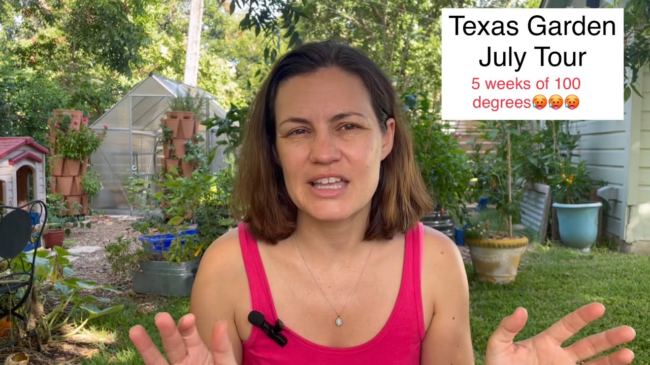 Central Texas Garden Tour (it’s 108 degrees today 🤯)