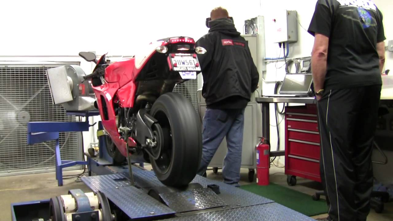 Ducati Desmosedici Dyno Sweep Test