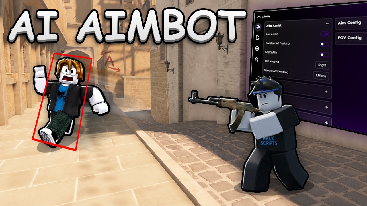 Using AI AIMBOT in Roblox BloxStrike!