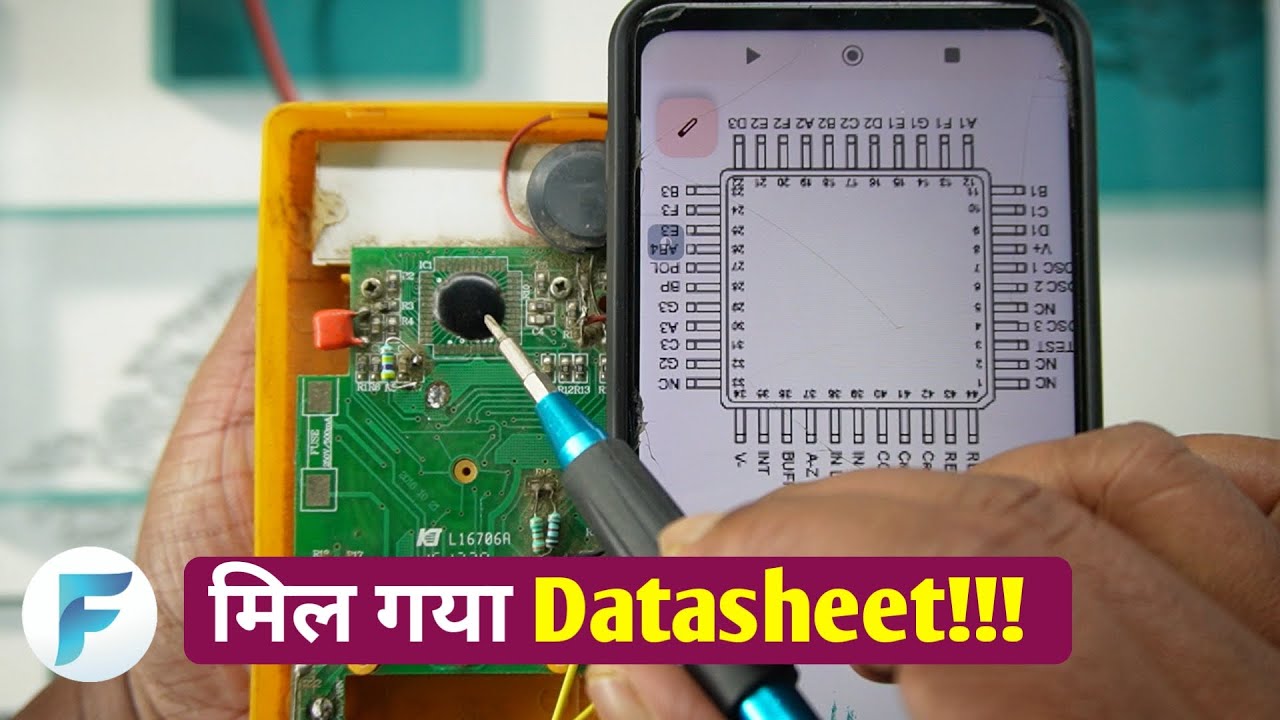 Finally got Datasheet of Multimeter IC: How it works